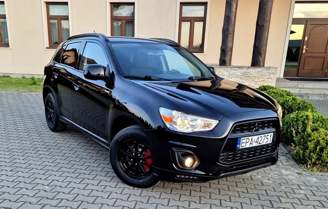 Mitsubishi ASX cena 44999 przebieg: 141123, rok produkcji 2014 z Pabianice małe 596